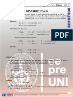 Ficha Resumen Semana 16 Divisibilidad BÁSICO