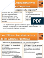 Habitos Autodestructivos de Las Empresas