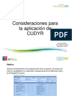 Consideraciones CUDYR