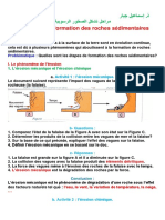 La Formation Des Roches Sedimentaires