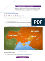 Russia Ukraine Conflict