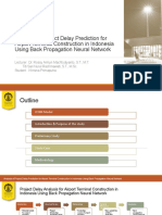 Airport Terminal Construction Delay Prediction Using BPNN