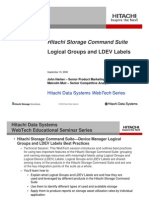 Hitachi Storage Command Suite Logical Groups and Ldev Labels