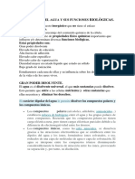 El Agua y Las Sales Minerales