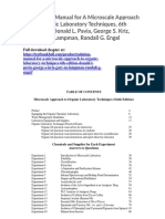 Solution Manual For A Microscale Approach To Organic Laboratory Techniques 6th Edition Donald L Pavia George S Kriz Gary M Lampman Randall G Engel