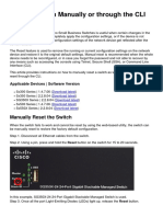 smb5559 How To Manually Reload or Reset A Switch Through The Command