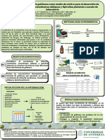 Poster Vertical Proyecto de Ciencias Con Líneas Sencillo Verde Oscuro Verde Claro