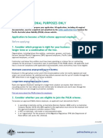 PALM Scheme Application - Reference Only Version