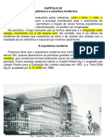 25 - A Arquitetura e A Ascultura Modernos