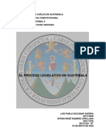 El Proceso Legislativo en Guatemala