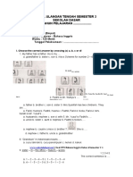 Soal Uts Bahasa Inggris Kelas 4 Semester 2