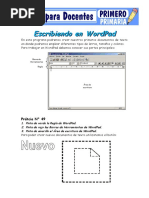 Escribiendo en WordPad para Primero de Primaria