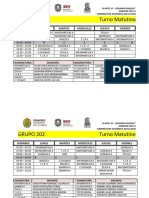 Horarios Matutino y Vespertino 2023-A