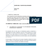 Comunicación Oral y Escrita Relacionando