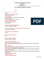 #3 N 4class 8 Chapter 3 Synthetic Fibers and Plastics and 4 Materials Metals An