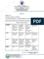 Performance Task No.4 For Second Quarter Science 9