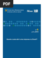 Quanto Custa Abrir Uma Empresa No Brasil