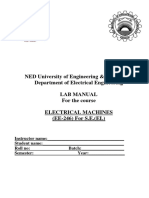 EE 246 Electrical Machines For SE EL