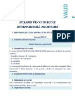 Syllabus de Cours Ecole Internationale Des Affaires