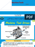 Machine Tool Drives