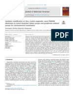 Synthetic Modification of Silica Coated Magnetite Cored PAMA 2021 Journal of