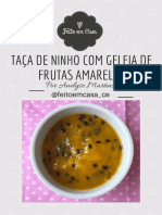 Receita Taça de Ninho Com Geleia de Frutas Amarelas