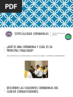 Ceremonias Shekinah 2015