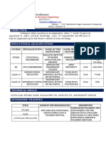 Periyar Resume Latest Updated