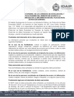 Plan Dai-Derecho de Acceso A La Informacion