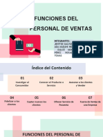 Funciones Del Personal de Ventas