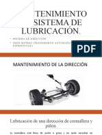 Mantenimiento Al Sistema de Lubricación