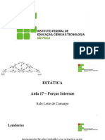 Aula 17 - Forças Internas PDF