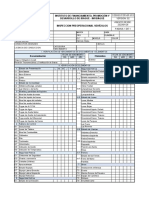 For GP 015 Revision Pre Operacional