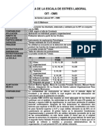 Ficha Técnica OIT - OMS 2022 Escala de Estres