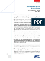 Análisis de La Ley 65 de Pensiones: Apuntes