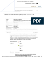 Quiz 2 - Contabilidade e Custos em Hospitalidades