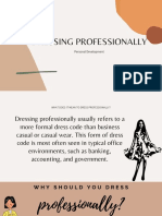 Dressing Professionally