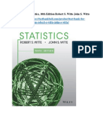 Test Bank For Statistics 10th Edition Robert S Witte John S Witte