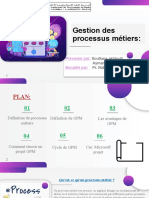 Gestion Des Processus Métiers:: Présenter Par: Encadré Par