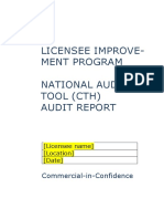 Whs Self Insurer Audit Report Template