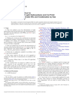 Determination of Light Hydrocarbons and Cut Point Intervals in Live Crude Oils and Condensates by Gas Chromatography