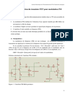 TP 3 Realisation Modulation FM À FET