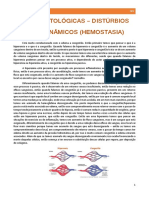 Aula 1 Bases Patológicas - Distúrbios Hemodinamicos (Hemostasia)