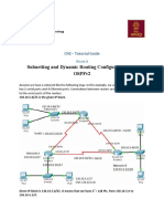 CNE Tutorial 08 - Subnetting and Dynamic Routing Configuration With OSPFv2