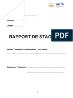 Rapport de Stage 3e'me