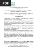 Acuerdo 01 de 2023 CF Reglamento Trabajos de Grado CP (UdeA)