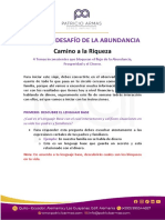 Ejercicio - Desafio de La Abundancia