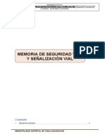 1.0 Memoria de Seguridad Vial y Señalizacion - Rev1