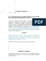 Acción de Tutela - Salud - Constitucional