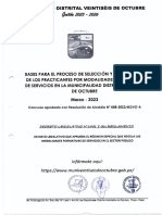 Bases Autorizadas de Concurso de Practicantes 2023